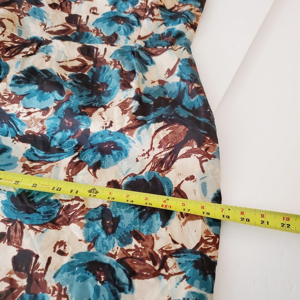 KATE SPADE 100% Silk Floral Sheath Mini Dress - Picture 9 of 10